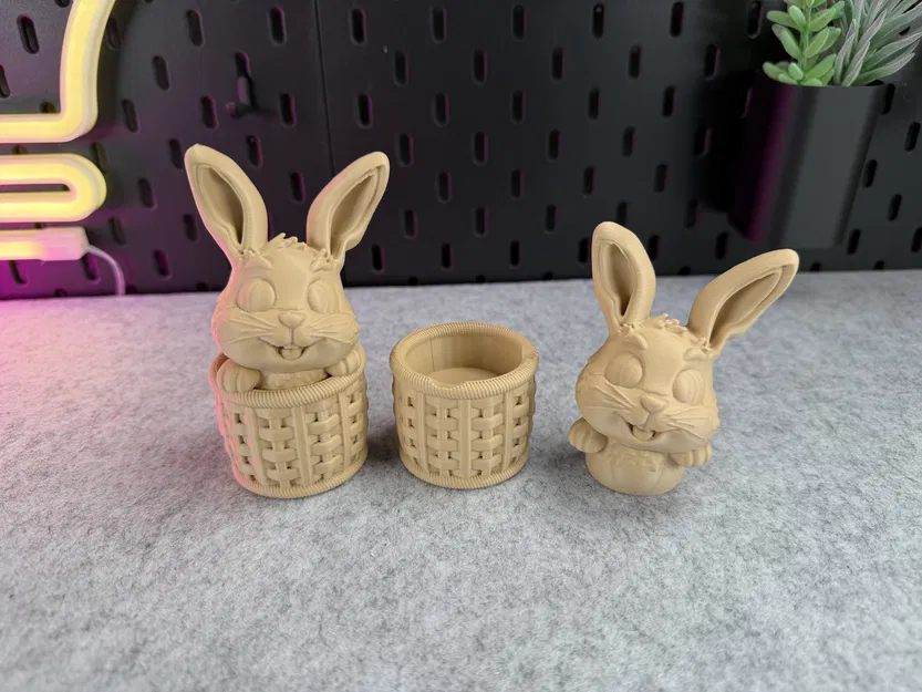 Cute Bunny - Chú Thỏ Đáng Yêu Trong Giỏ - Image 15