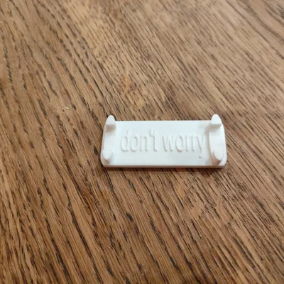 Khay đỡ bút "Don't worry" in 3D siêu tốc, nhỏ gọn cho bàn làm việc