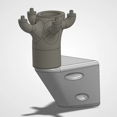 Giá treo tường Genelec G3, 8030 cho ống DN50 - Giải pháp in 3D