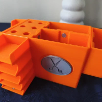 Bộ kệ đựng dụng cụ cắt tóc (Modular Barber Organizer)