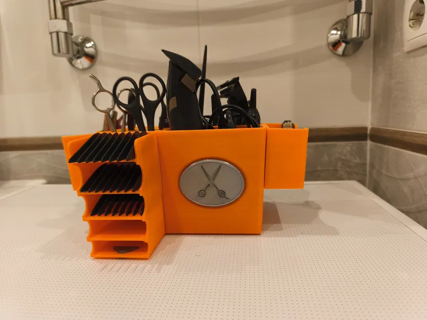 Bộ kệ đựng dụng cụ cắt tóc (Modular Barber Organizer) - Image 4