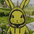 Mô hình 3D Chú thỏ Phục sinh cực ngầu (Cool Easter Bunny) trang trí - Thumbnail 4
