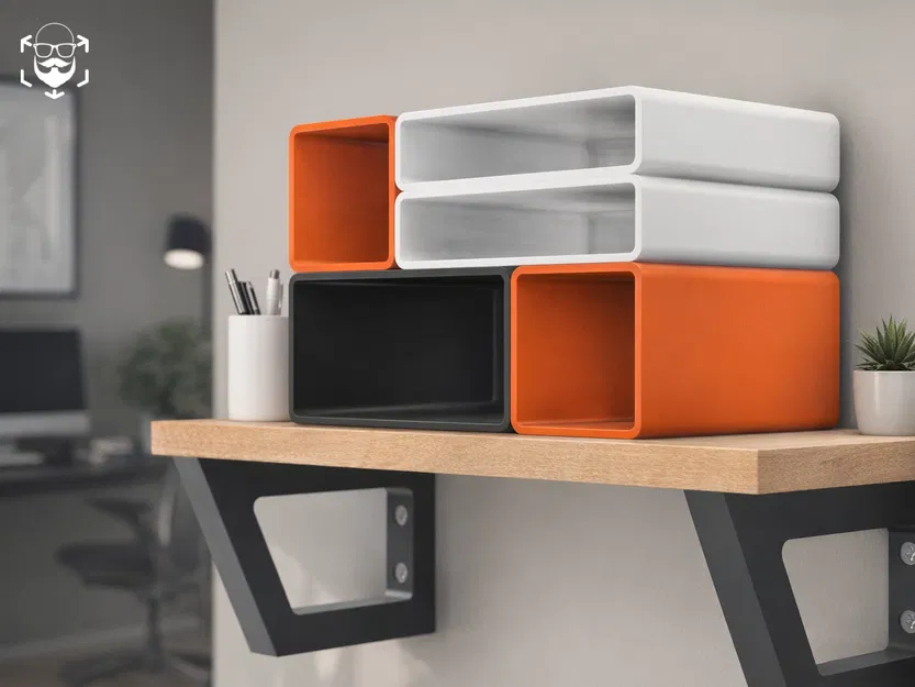 Bộ Module Sắp Xếp Bàn Làm Việc (Modular Desk Organizer) - Image 1