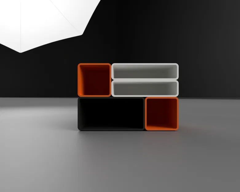 Bộ Module Sắp Xếp Bàn Làm Việc (Modular Desk Organizer) - Image 3