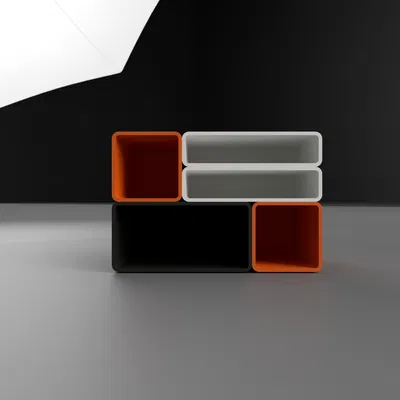 Bộ Module Sắp Xếp Bàn Làm Việc (Modular Desk Organizer)