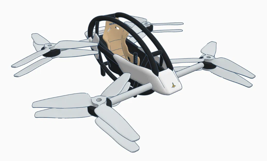 Mô hình Human Quadcopter Concept Jetson.One - Image 1