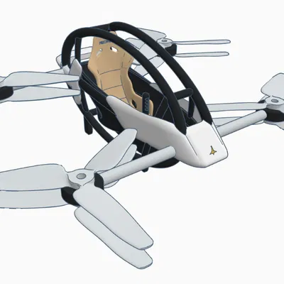 Mô hình Human Quadcopter Concept Jetson.One