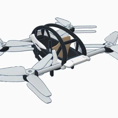 Mô hình Human Quadcopter Concept Jetson.One