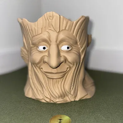 Chậu Cây Trang Trí Thần Rừng (Forest Spirit Vase) In 3D Độc Đáo