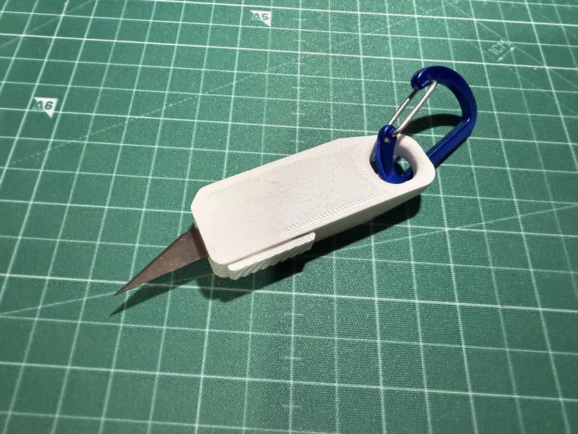 Móc khóa dao OTF sử dụng lưỡi X-Acto No.11 - Image 1