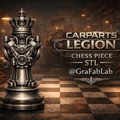 Carparts Legion "King" - Quân cờ Vua từ khối động cơ