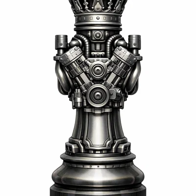 Carparts Legion "King" - Quân cờ Vua từ khối động cơ