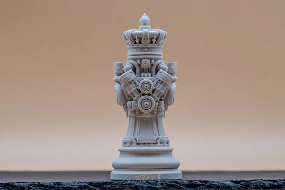 Carparts Legion "King" - Quân cờ Vua từ khối động cơ - Image 4