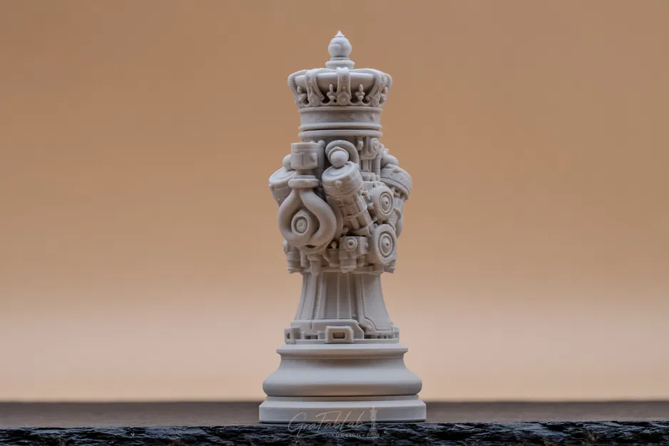 Carparts Legion "King" - Quân cờ Vua từ khối động cơ - Image 6