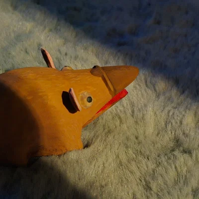 Mô hình chú chuột thú mỏ vịt (platypus rat)
