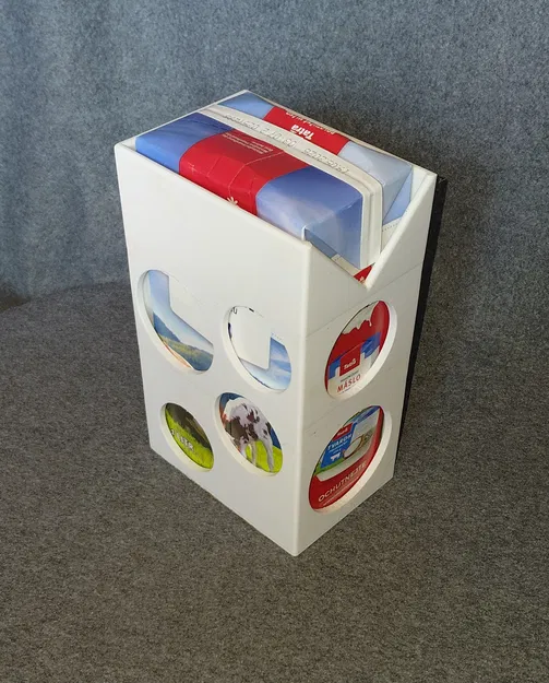 Khay Đựng Hộp Sữa Tetrapak Chống Đổ Và Biến Dạng Cho Nhà Bếp - Image 1