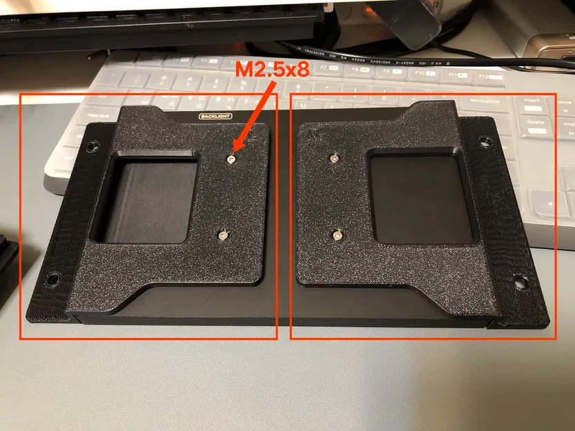 Ngàm gắn màn hình IPistBit 8 inch chuẩn 3U cho tủ rack 10 inch - Image 4