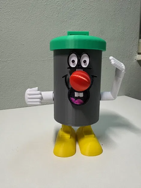 Dusty Bin - Mô hình thùng rác huyền thoại từ show truyền hình 321 - Image 1