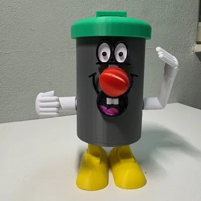 Dusty Bin - Mô hình thùng rác huyền thoại từ show truyền hình 321