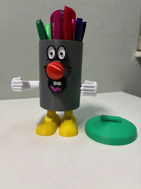 Dusty Bin - Mô hình thùng rác huyền thoại từ show truyền hình 321 - Image 3