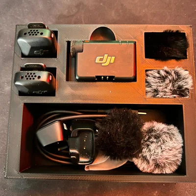 Khay lưu trữ DJI Mic Mini in 3D - Gọn gàng và tiện lợi
