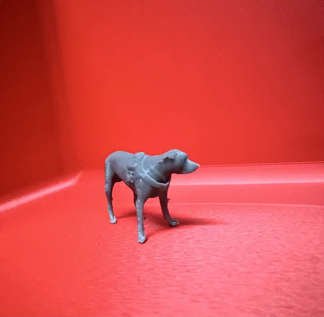 Mô hình chú chó Piper đang đi dạo in 3D chi tiết - Image 1