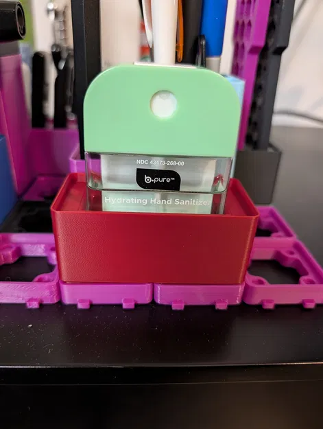 Khay đựng nước rửa tay khô chuẩn Gridfinity 1x2 tiện dụng - Image 1