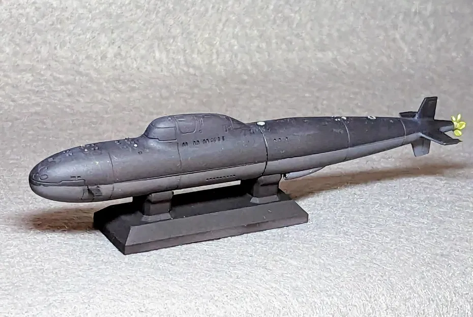 Mô hình tàu ngầm Liên Xô lớp Alpha tỷ lệ 1/700 (File in 3D) - Image 1