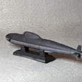 Mô hình tàu ngầm Liên Xô lớp Alpha tỷ lệ 1/700 (File in 3D) - Thumbnail 2