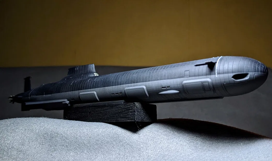 Mô hình Tàu ngầm lớp Typhoon hiện đại hóa in 3D (Tỷ lệ 1/700) - Image 1