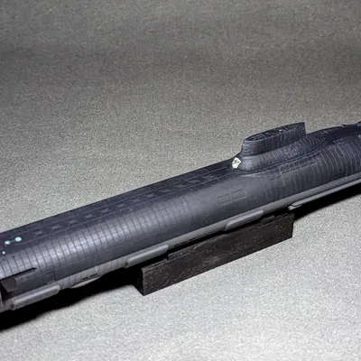 Mô hình Tàu ngầm lớp Typhoon hiện đại hóa in 3D (Tỷ lệ 1/700)