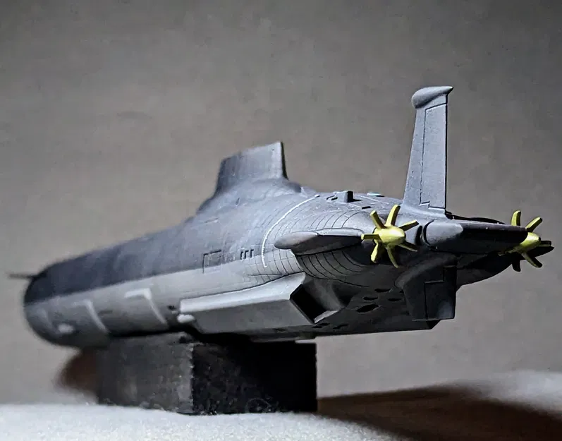 Mô hình Tàu ngầm lớp Typhoon hiện đại hóa in 3D (Tỷ lệ 1/700) - Image 3