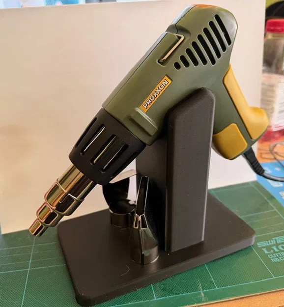 Giá đỡ máy khò nhiệt mini Proxxon có khay để đầu phun tiện lợi - Image 1