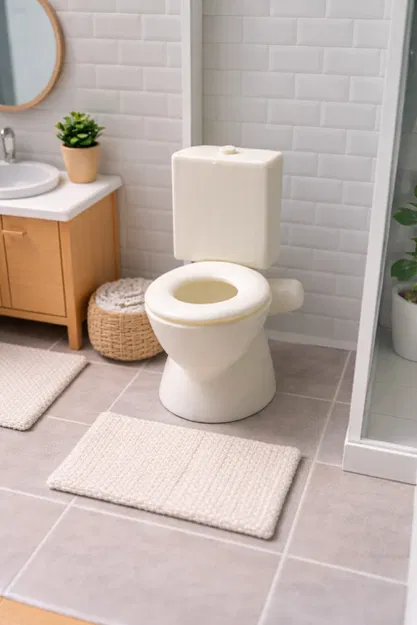 Mô hình bồn cầu thu nhỏ (Dolls House Toilet) cho nhà búp bê - Image 1