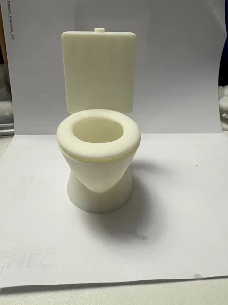 Mô hình bồn cầu thu nhỏ (Dolls House Toilet) cho nhà búp bê - Image 2