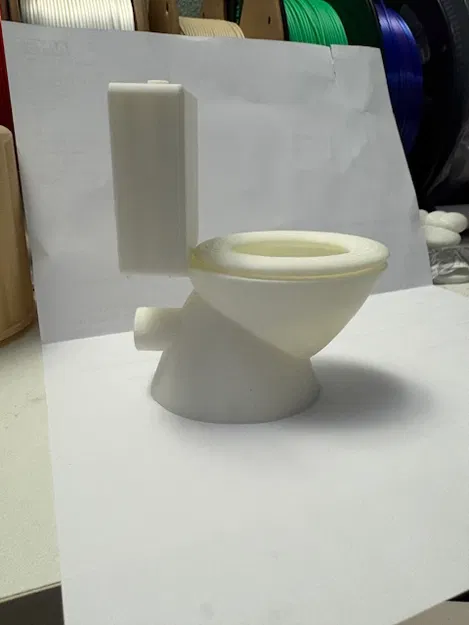 Mô hình bồn cầu thu nhỏ (Dolls House Toilet) cho nhà búp bê - Image 3