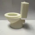Mô hình bồn cầu thu nhỏ (Dolls House Toilet) cho nhà búp bê - Thumbnail 5