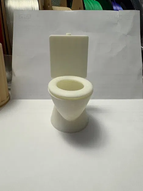 Mô hình bồn cầu thu nhỏ (Dolls House Toilet) cho nhà búp bê - Image 6