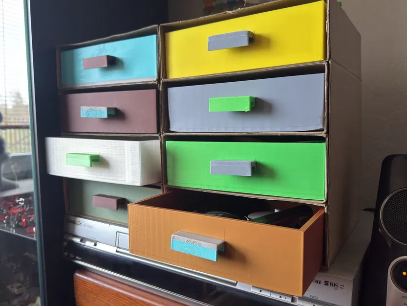 Tự làm tủ ngăn kéo từ hộp đựng filament cũ - Tái chế thông minh - Image 1