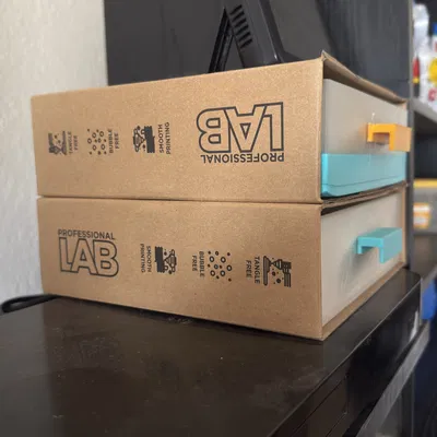 Tự làm tủ ngăn kéo từ hộp đựng filament cũ - Tái chế thông minh