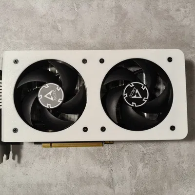 Bộ khung tản nhiệt tùy chỉnh cho card đồ họa ASUS DUAL-RX580 (3D Print)