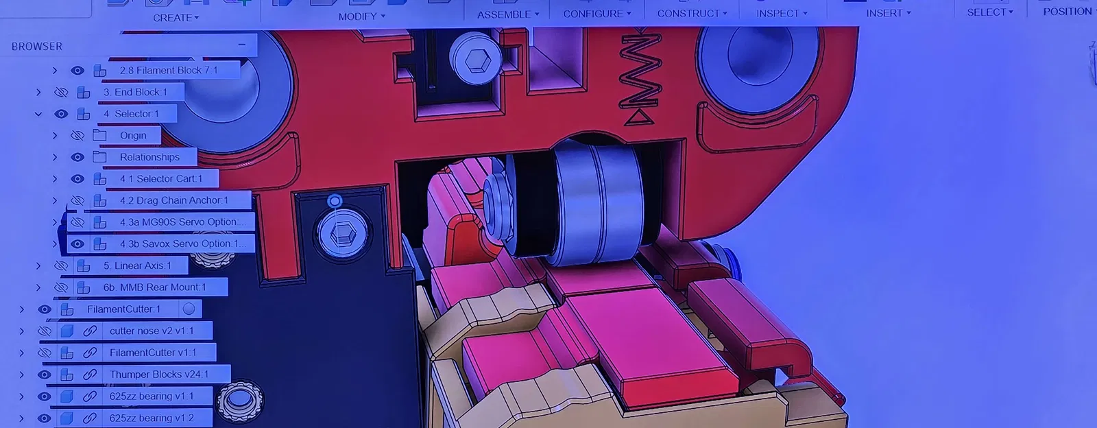 Bản nâng cấp Thumper block bearing mod cho ERCF v2 giúp tiết kiệm servo - Image 1