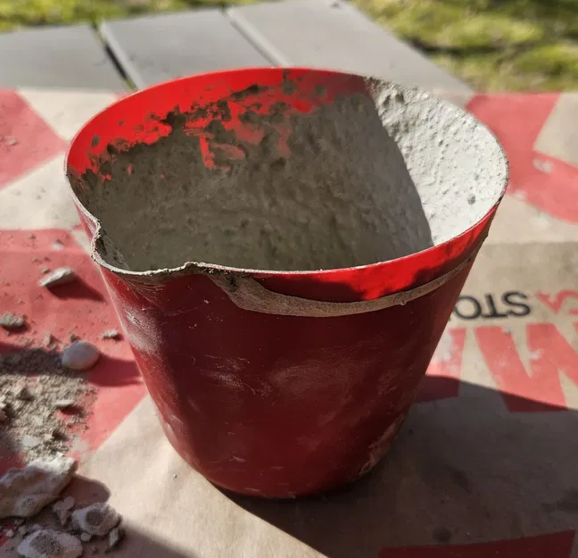 Ca pha trộn xi măng và thạch cao in 3D (Vase Mode) - Image 1