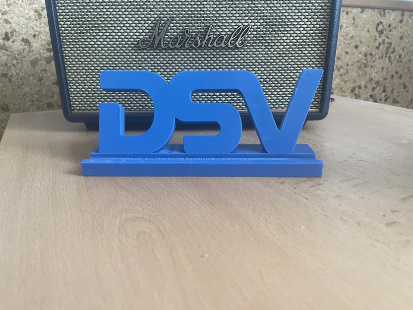 Đế giữ điện thoại logo DSV - Phụ kiện trang trí bàn làm việc in 3D - Image 1