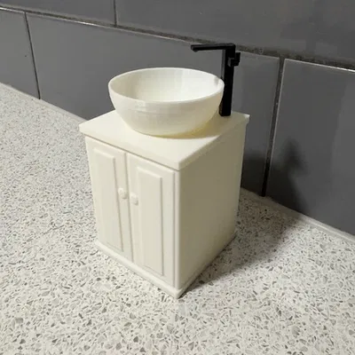 Lavabo Rửa Mặt Cho Nhà Búp Bê