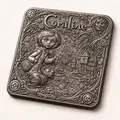 Miếng lót ly Coraline Coaster Plaque - Mẫu in 3D trang trí độc đáo - Thumbnail 3