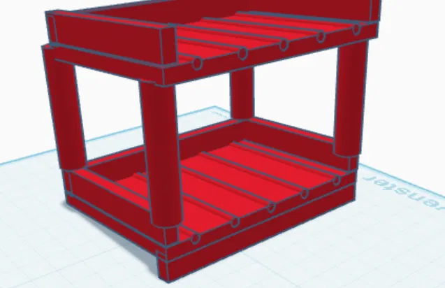 Kệ để xà phòng và miếng rửa bát 2 tầng thiết kế in 3D - Image 1
