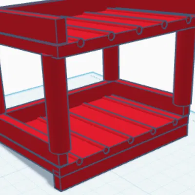 Kệ để xà phòng và miếng rửa bát 2 tầng thiết kế in 3D