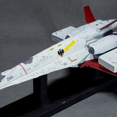 Mô hình in 3D phi thuyền chiến đấu TRY-Z cảm hứng Galaxy Force