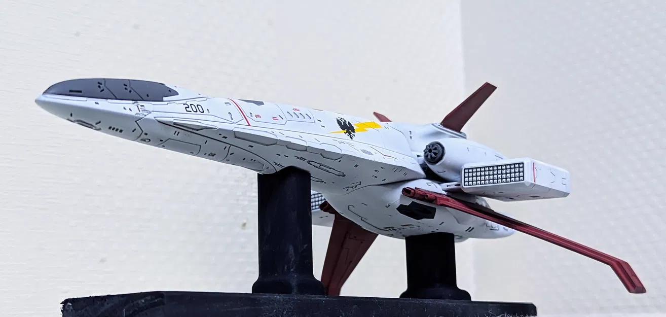 Mô hình in 3D phi thuyền chiến đấu TRY-Z cảm hứng Galaxy Force - Image 3